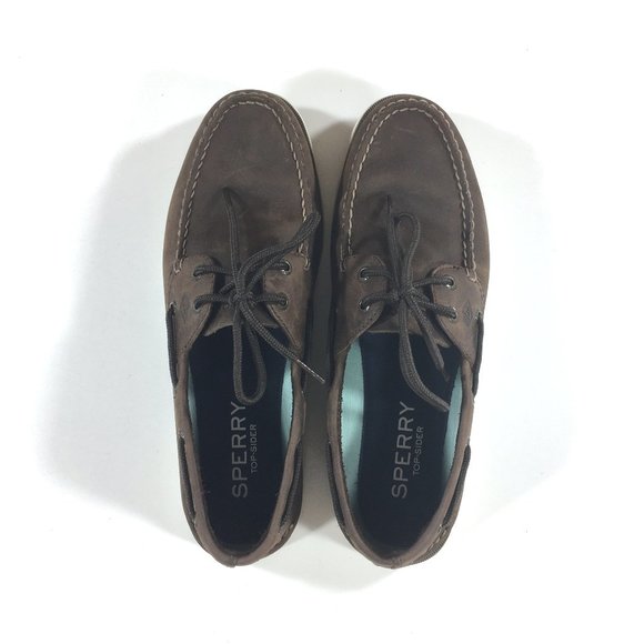 Sperry Top Sider Original 2-Eye Boat Shoes Mens Sz 10.5M Brown Leather STS22023 main image 7